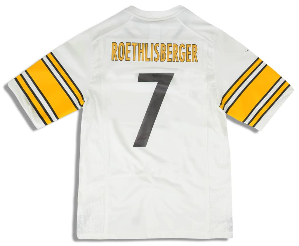 2018 Pittsburgh Steelers Roethlisberger #7 Nike Game Jersey (Away) S - W/Tags