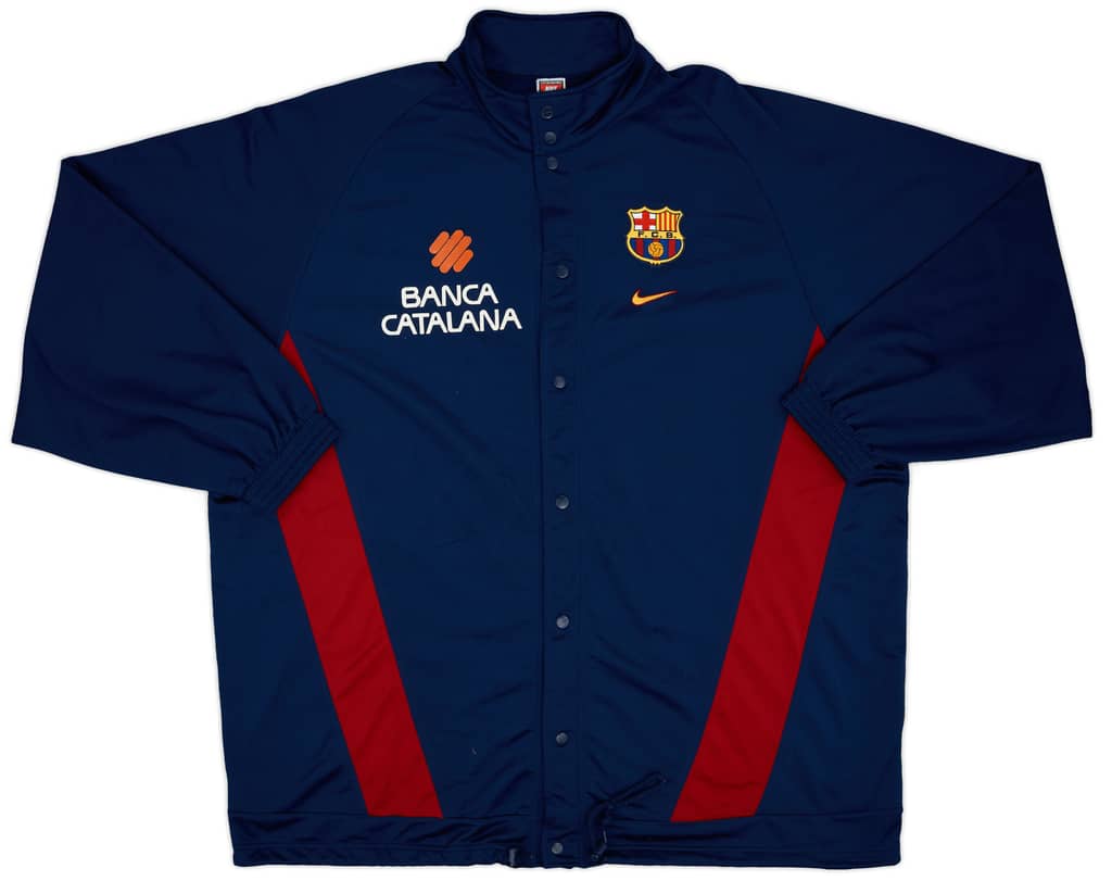 1998-99 Barcelona Basketball Player Issue Nike Presentation Jacket - 7/10 - (3XL)