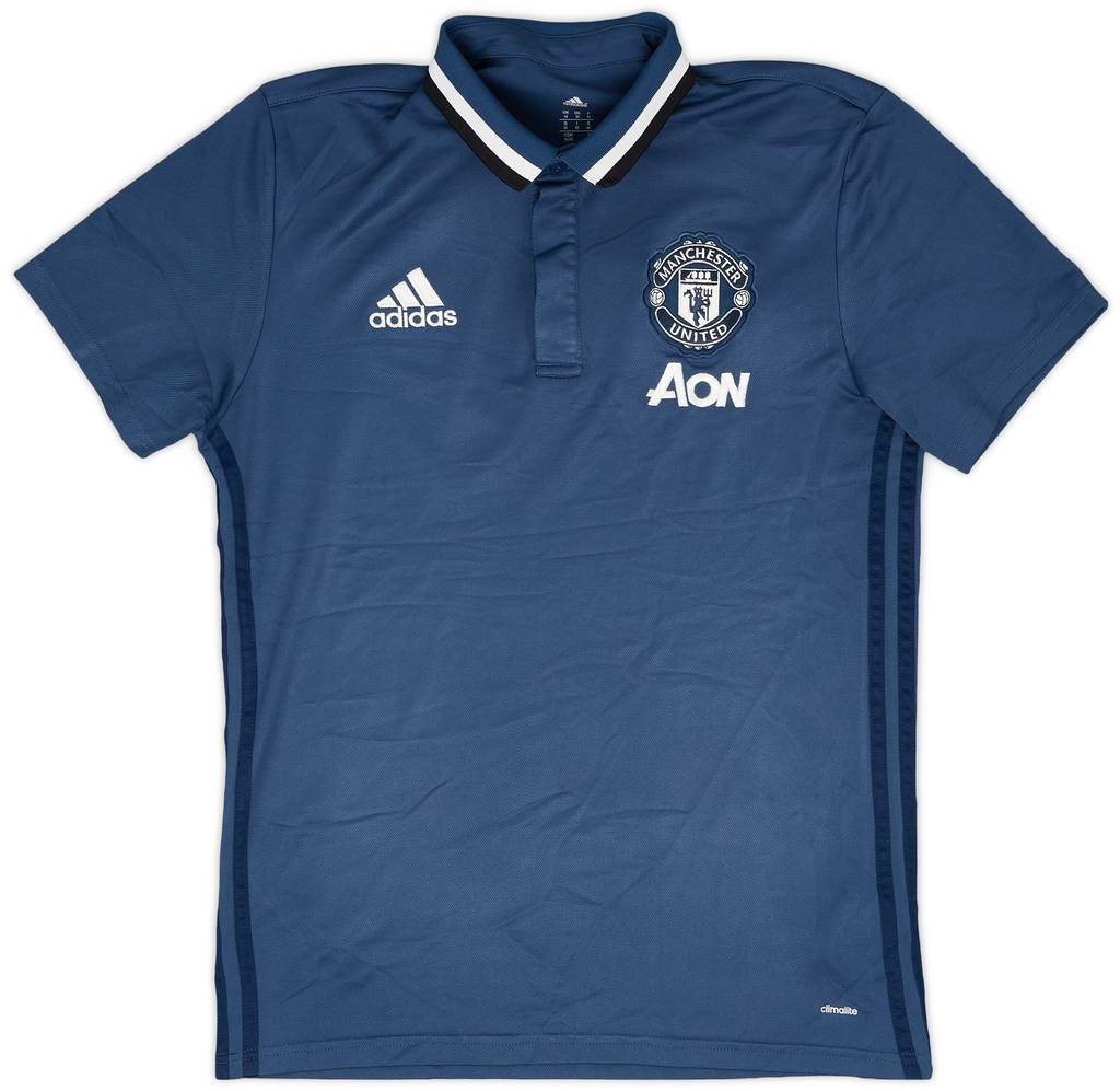 2016-17 Manchester United adidas Polo Shirt - 8/10 - (M)