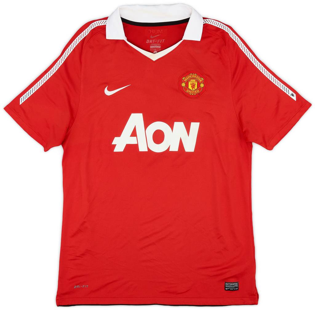 2010-11 Manchester United Home Shirt Rooney #10 - 6/10 - (L)