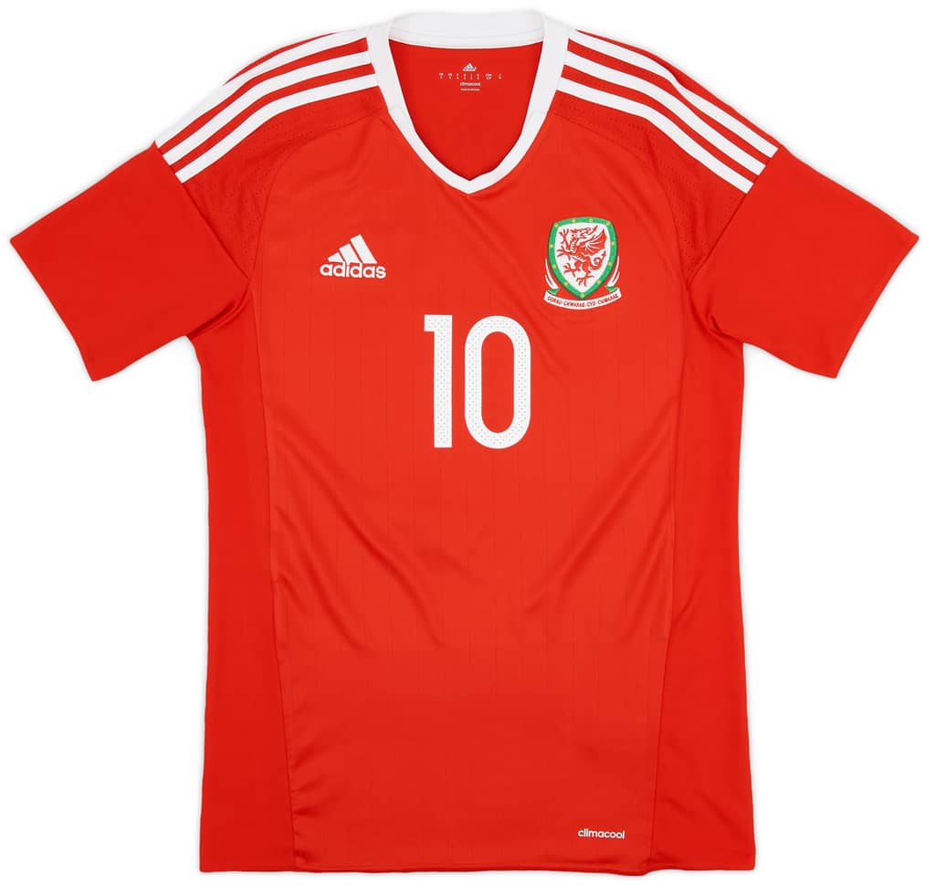2016-17 Wales Home Shirt Ramsey #10 - 9/10 - (S)