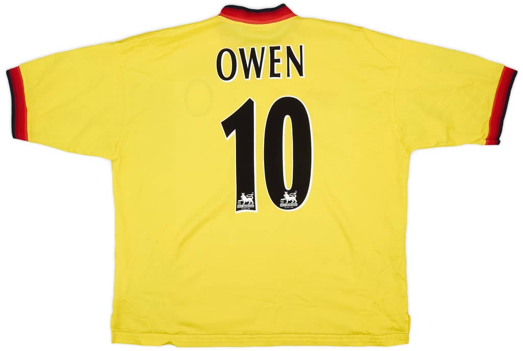 1997-99 Liverpool Away Shirt Owen #10 - 9/10 - (XXL)