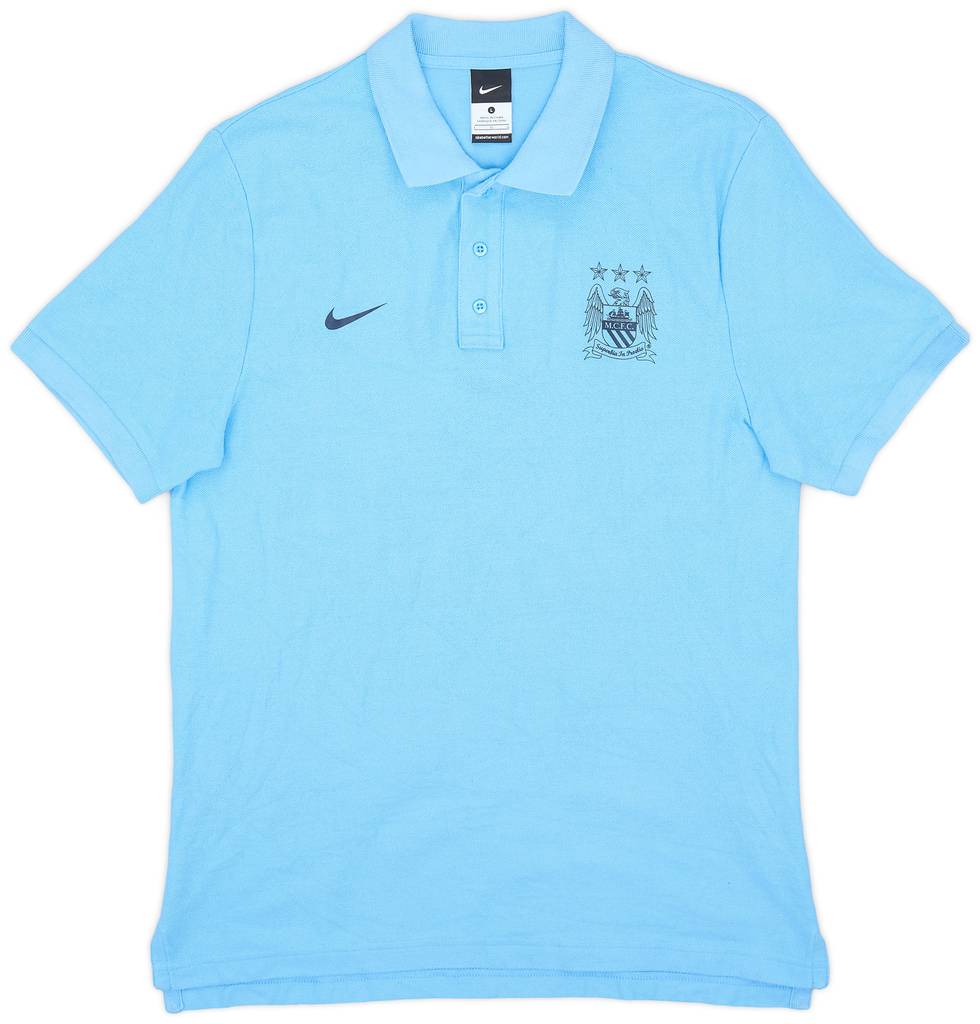 2013-14 Manchester City Nike Polo Shirt - 9/10 - (L)