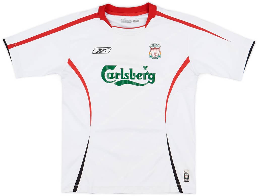 2005-06 Liverpool Away Shirt - 6/10 - (L.Boys)