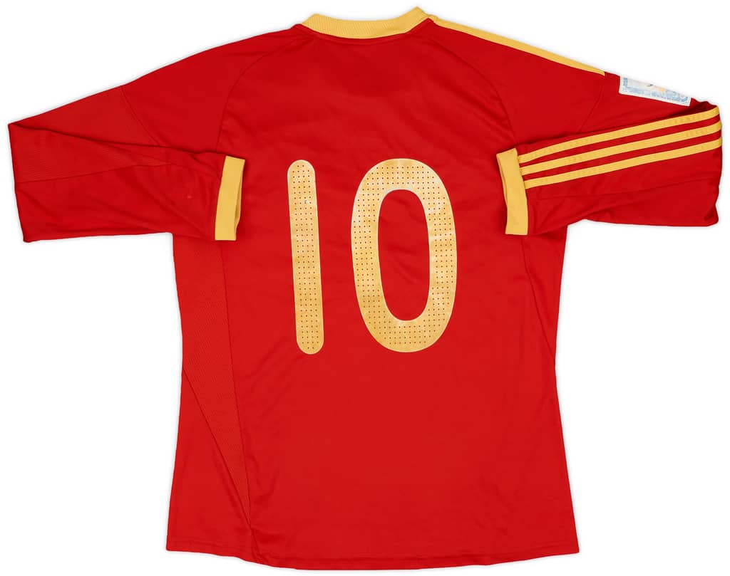 2009-10 Spain Women Match Issue Home L/S Shirt #10