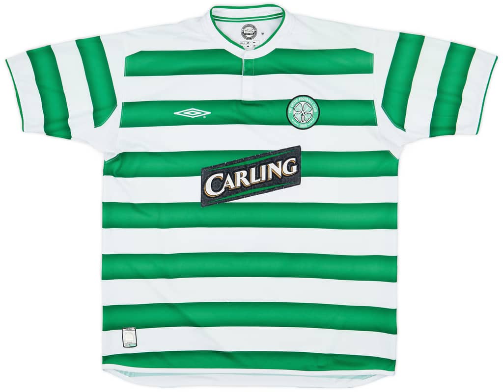 2003-04 Celtic Home Shirt Petrov #19 - 7/10 - (XL)