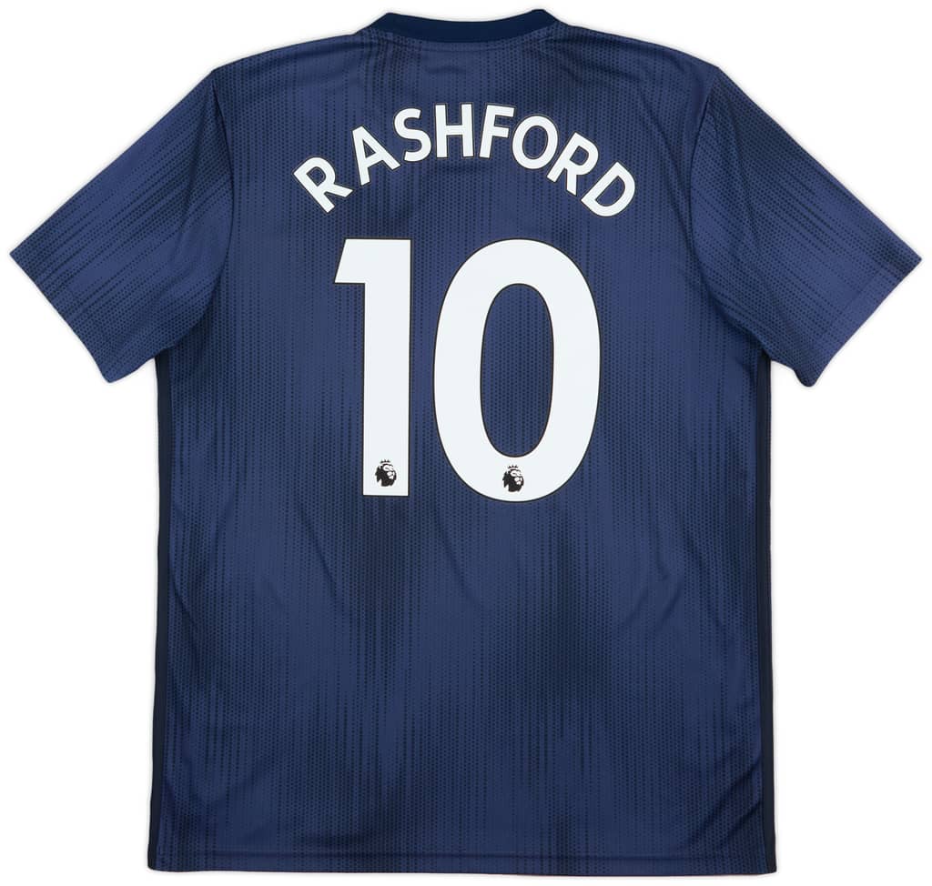 2018-19 Manchester United Third Shirt Rashford #10 - 9/10 - (L)