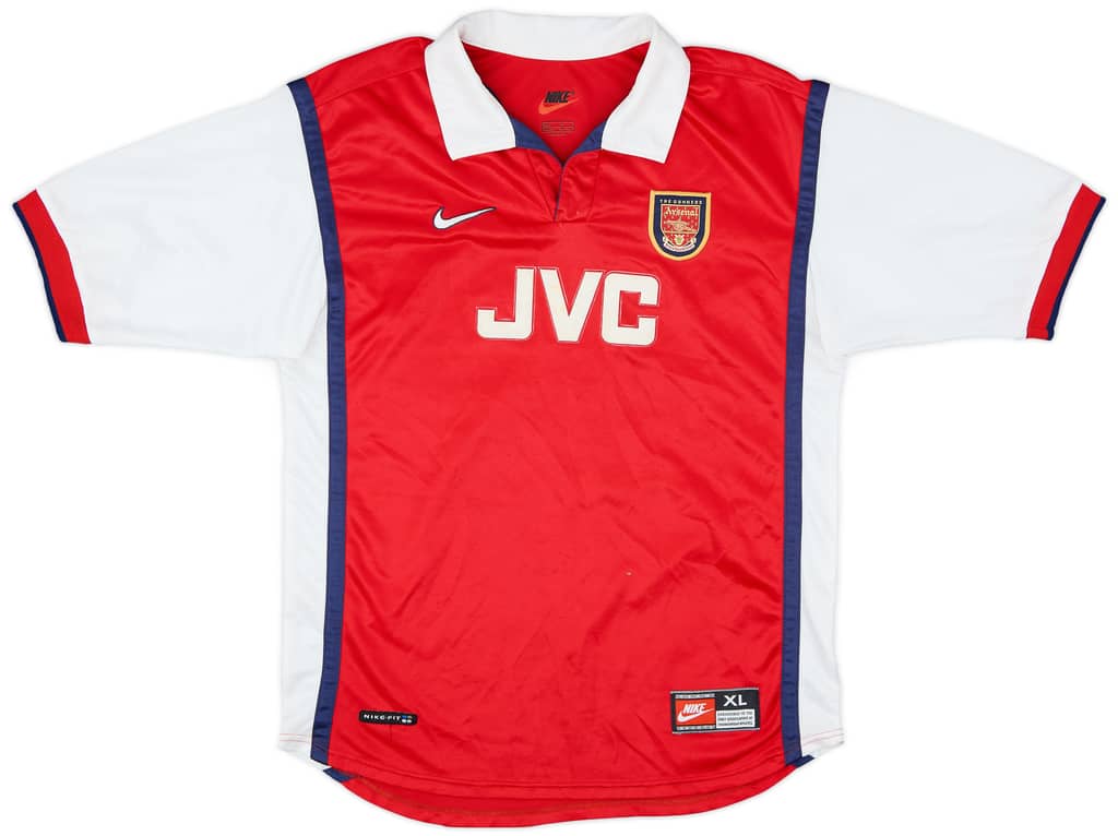 1998-99 Arsenal Home Shirt - 7/10 - (XL.Boys)