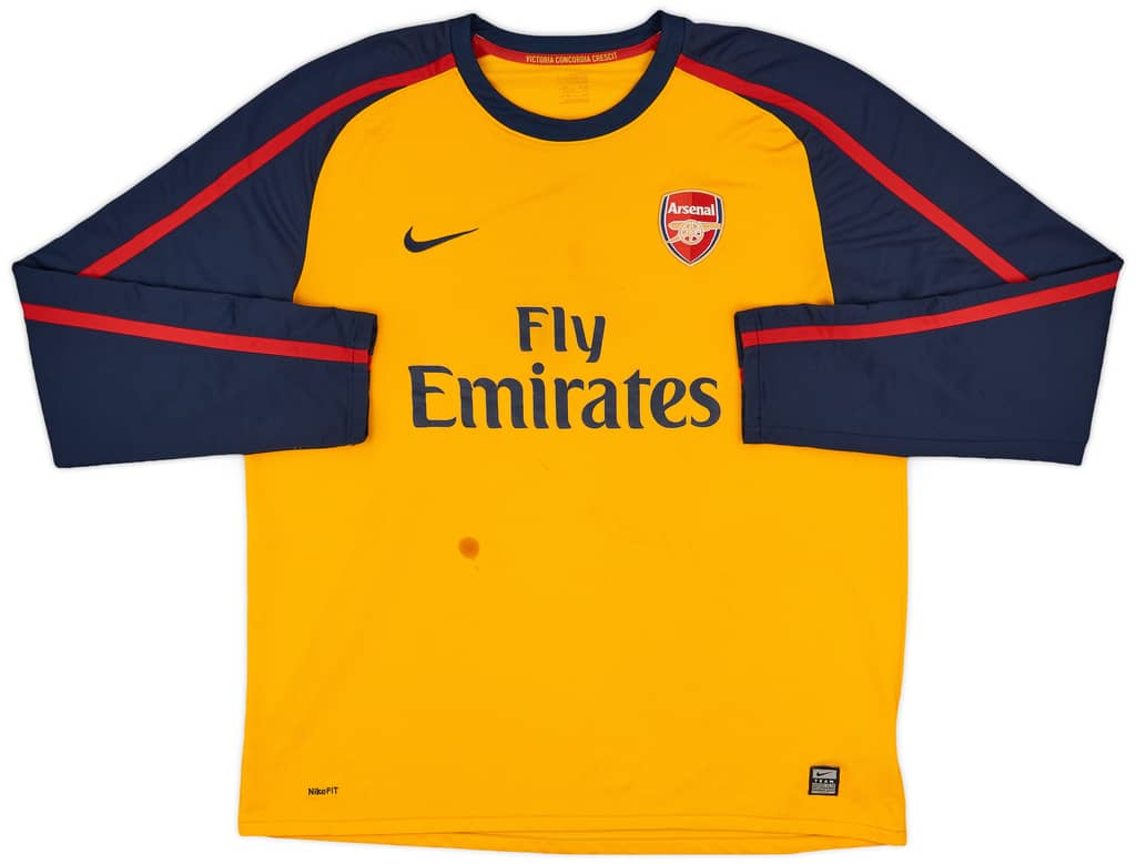 2008-09 Arsenal Away L/S Shirt Fabregas #4 - 5/10 - (XXL)