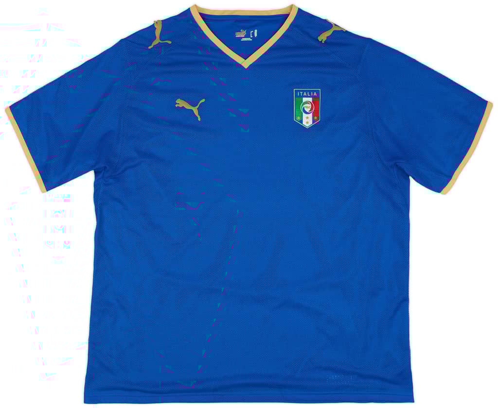 2007-08 Italy Home Shirt - 6/10 - (XXL)