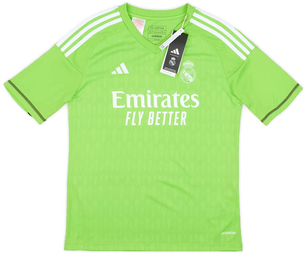 2023-24 Real Madrid GK Home Shirt Arrizabalaga #25 (L.Kids)