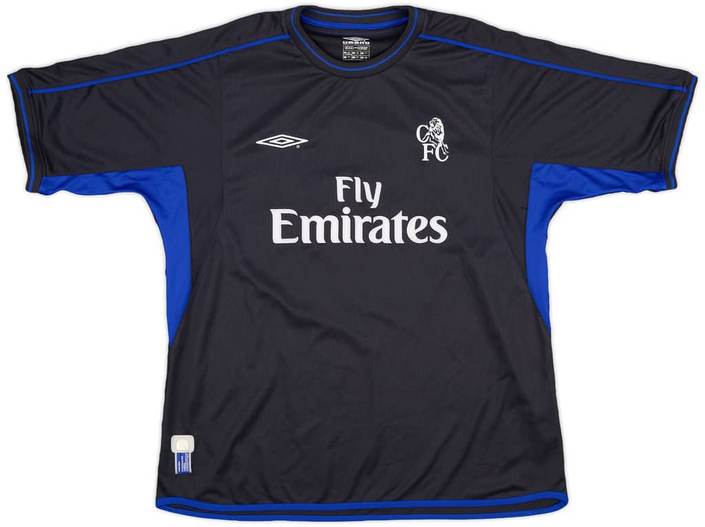 2002-04 Chelsea Away Shirt Zola #25 - 8/10 - (XXL)