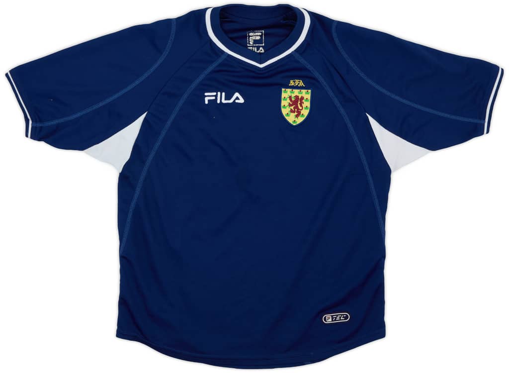 2000-02 Scotland Home Shirt - 6/10 - (L.Boys)