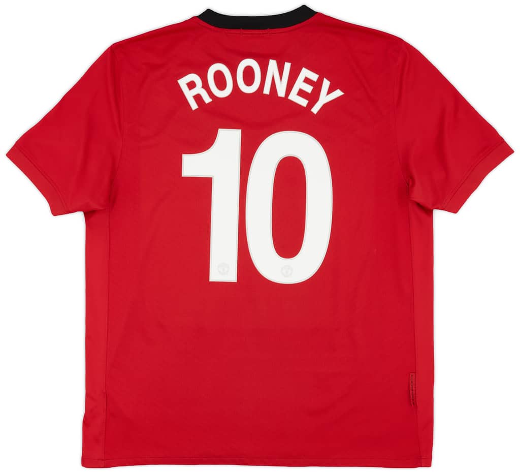 2009-10 Manchester United Home Shirt Rooney #10 - 7/10 - (XL)