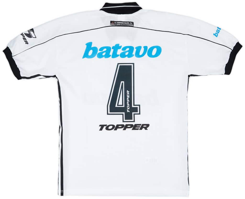 1999 Corinthians Home Shirt #4 - 9/10 - (L)