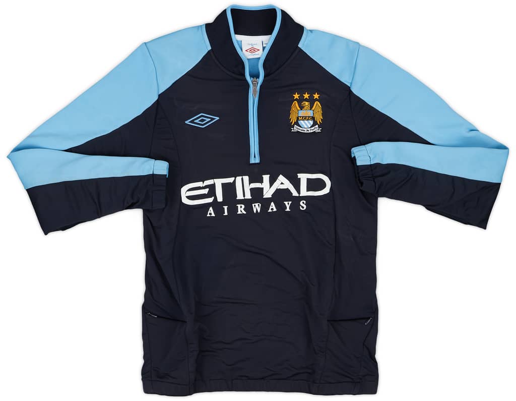 2012-13 Manchester City Umbro 1/4 Zip Drill Top - 5/10 - (M)