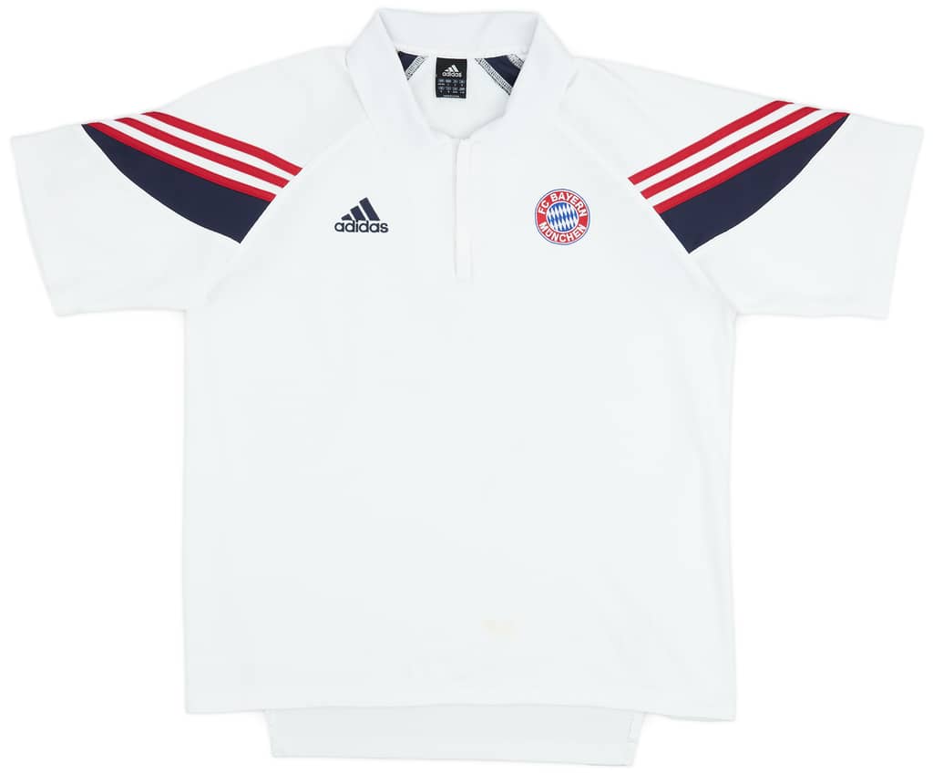 2003-04 Bayern Munich adidas 1/4 Zip Polo - 6/10 - (L/XL)