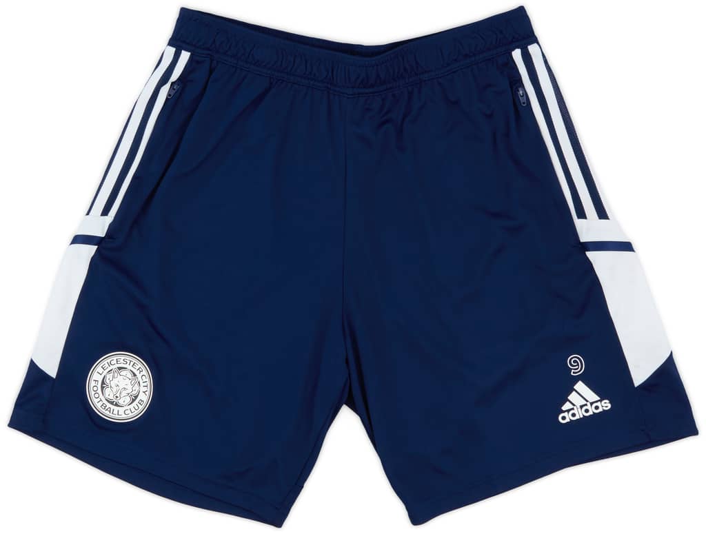 2022-23 Leicester Player Issue Training Shorts # - 6/10 - (L)