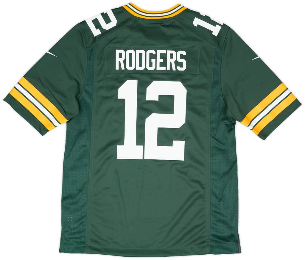 2012-22 Green Bay Packers Rodgers #12 Nike Game Home Jersey (M)