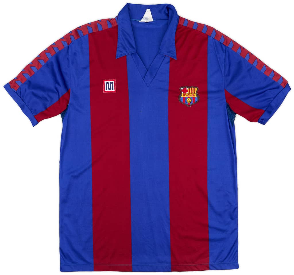 1984-89 Barcelona Home Shirt - 8/10 - (L)