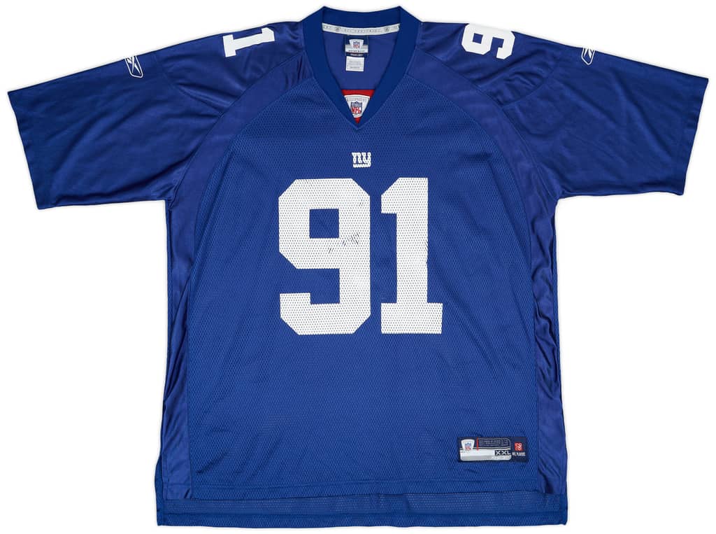 2007 New York Giants Tuck #91 Reebok On Field Home Jersey - 8/10 - (XXL)