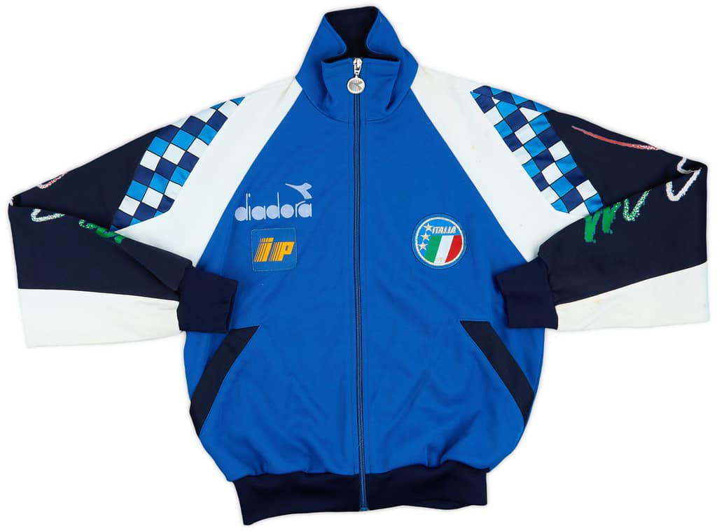 1990 Italy Diadora Track Jacket - 4/10 - (S)