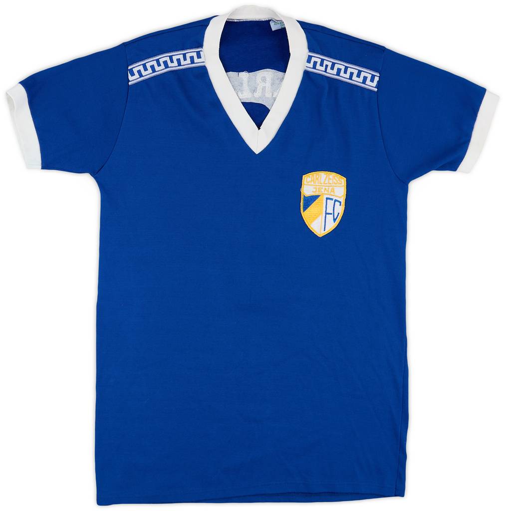 1983-84 Carl Zeiss Jena Match Issue Home Shirt #6