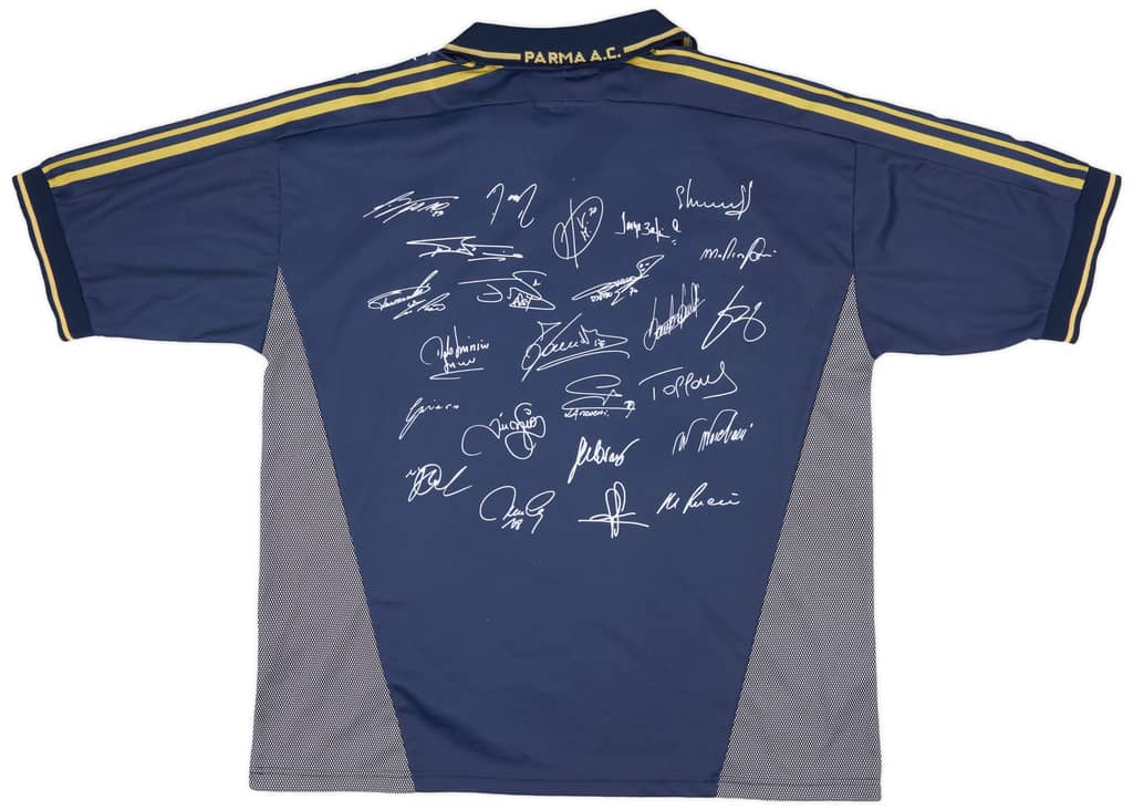 2001-02 Parma 'Signed' 'Finale TIM Cup' Away Shirt - 8/10 - (XL)