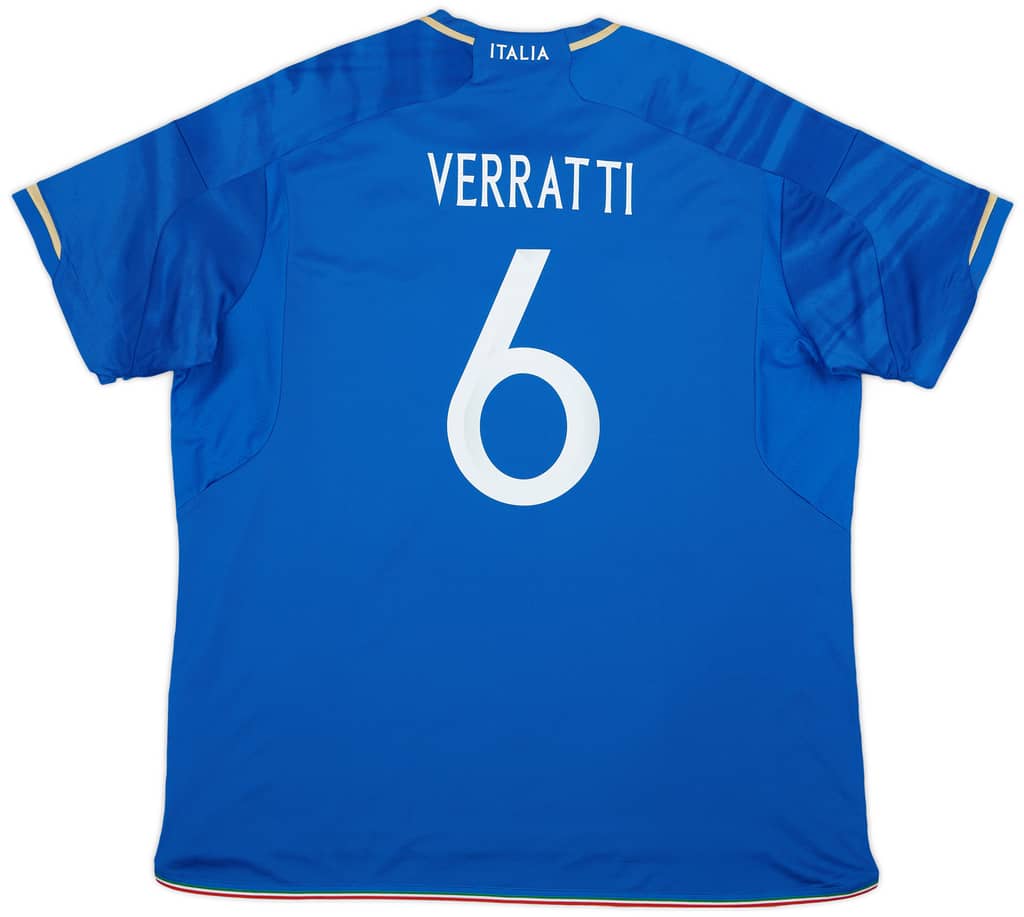 2023-24 Italy Home Shirt Verratti #6 (XXL)