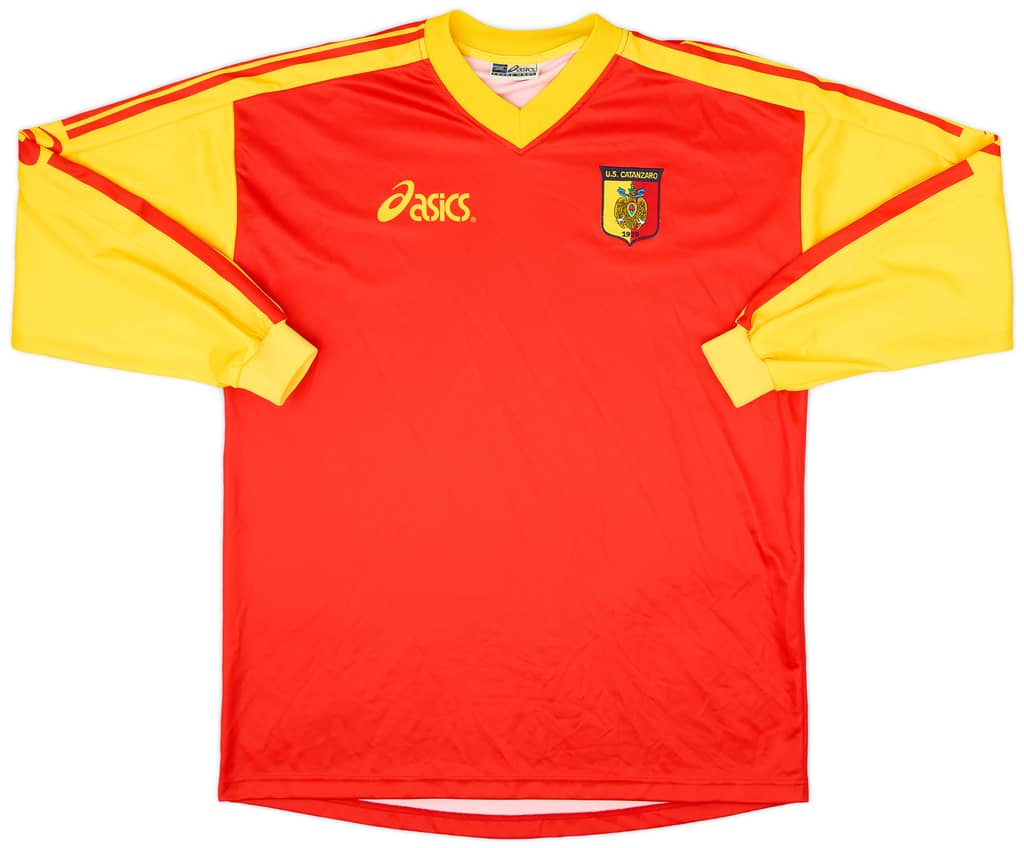2007-08 Catanzaro Asics Training L/S Shirt - 9/10 - (XXL)