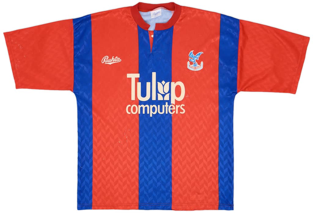 1991-92 Crystal Palace Home Shirt - 6/10 - (L)