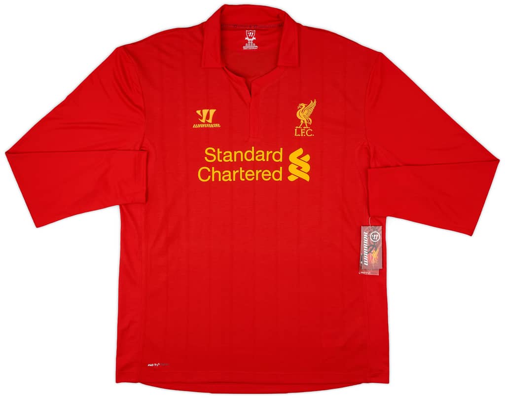 2012-13 Liverpool Home L/S Shirt Suarez #7 (XXL)