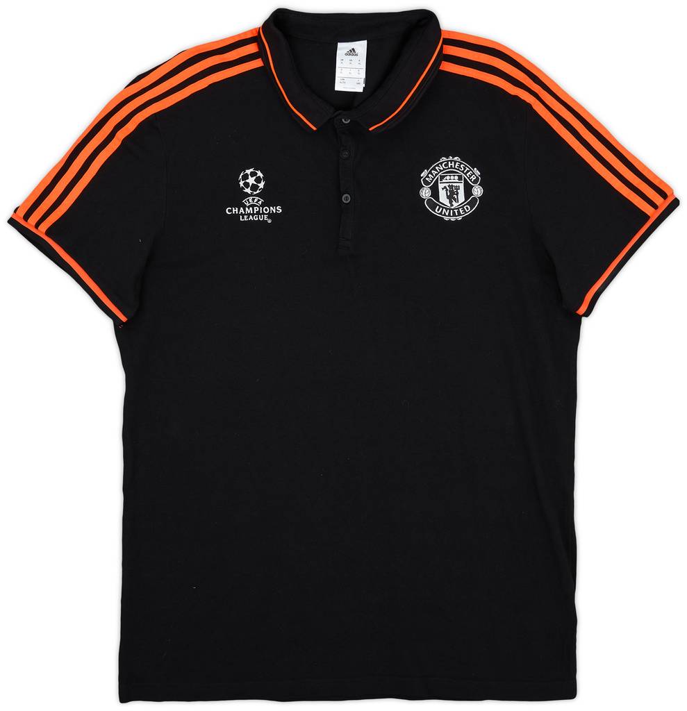 2015-16 Manchester United adidas Polo Shirt - 8/10 - (XL)