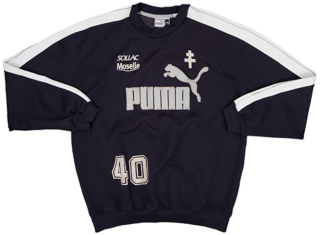 1999-00 FC Metz Puma Player Issue Sweat Top #40 - 8/10 - (XXL)