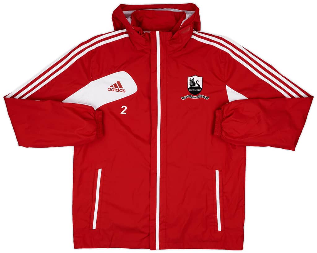 2012-13 Swansea Player Issue Centenary adidas Rain Jacket #2 - 5/10 - (L)