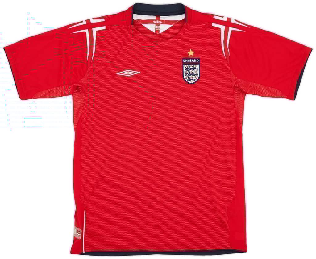2004-06 England Away Shirt - 9/10 - (XL.Boys)