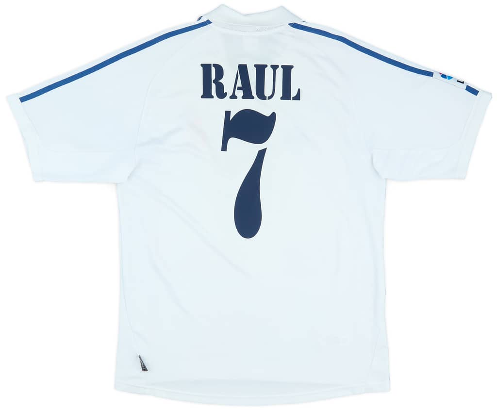 2001 Real Madrid Home Shirt Raul #7 - 6/10 - (M)