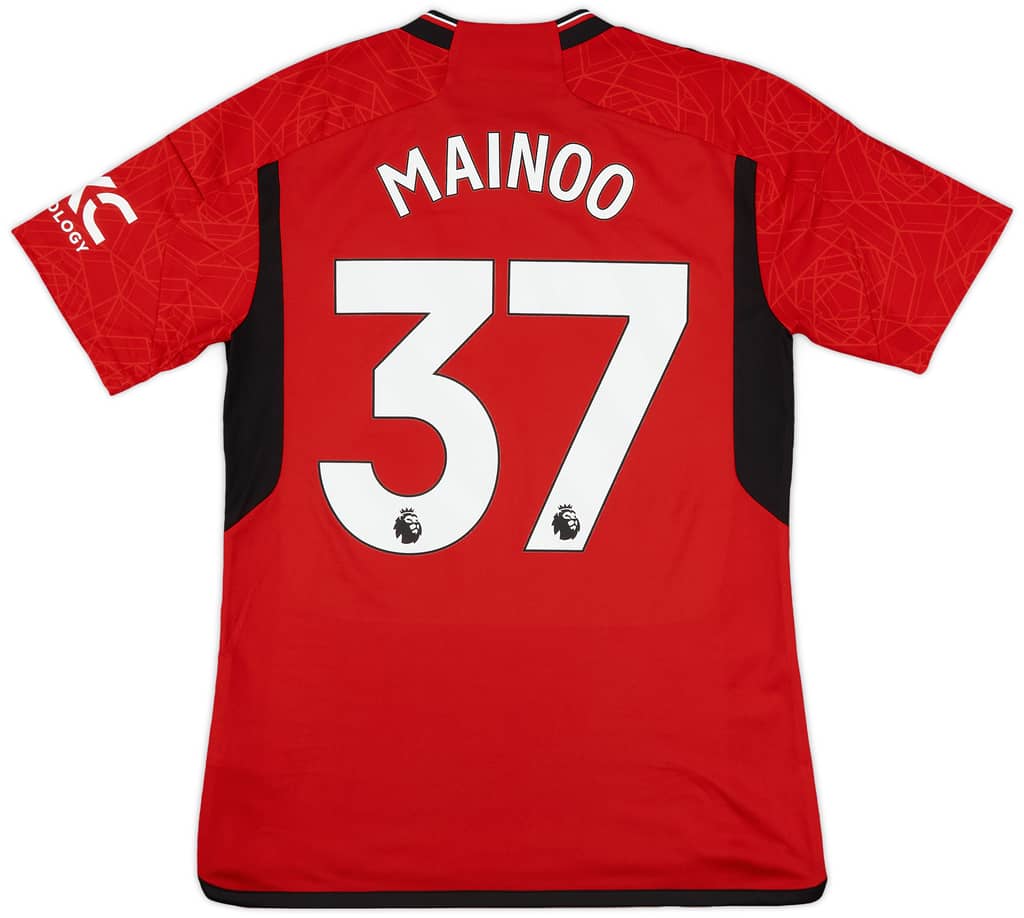 2023-24 Manchester United Home Shirt Mainoo #37 - 10/10 - (M)
