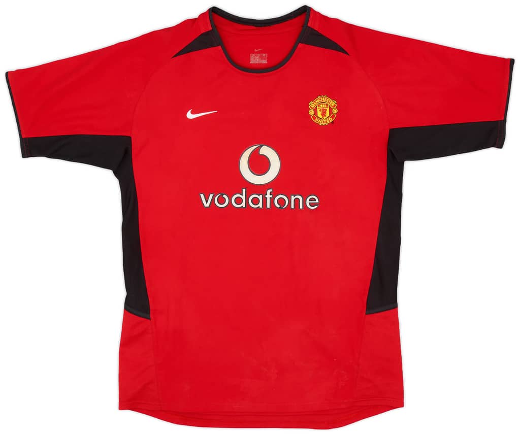 2002-04 Manchester United Home Shirt - 6/10 - (XL.Boys)