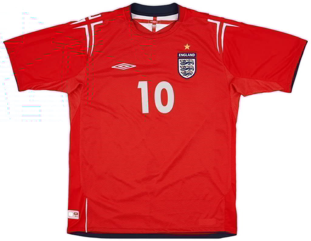 2004-06 England Away Shirt Owen #10 - 7/10 - (L)