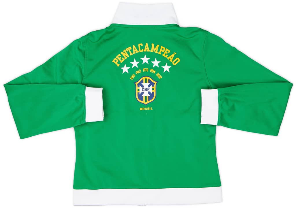 2005-06 Brazil Nike Track Jacket - 8/10 - (XL.Boys)