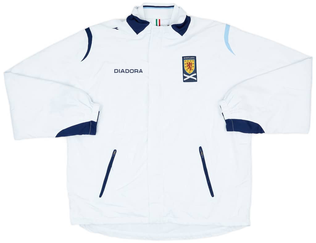 2007-08 Scotland Diadora Track Jacket - 9/10 - (XL)