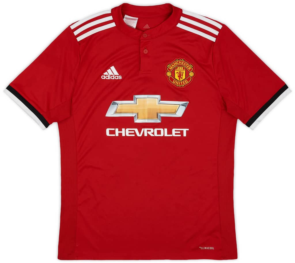 2017-18 Manchester United Home Shirt - 8/10 - (XL.Boys)