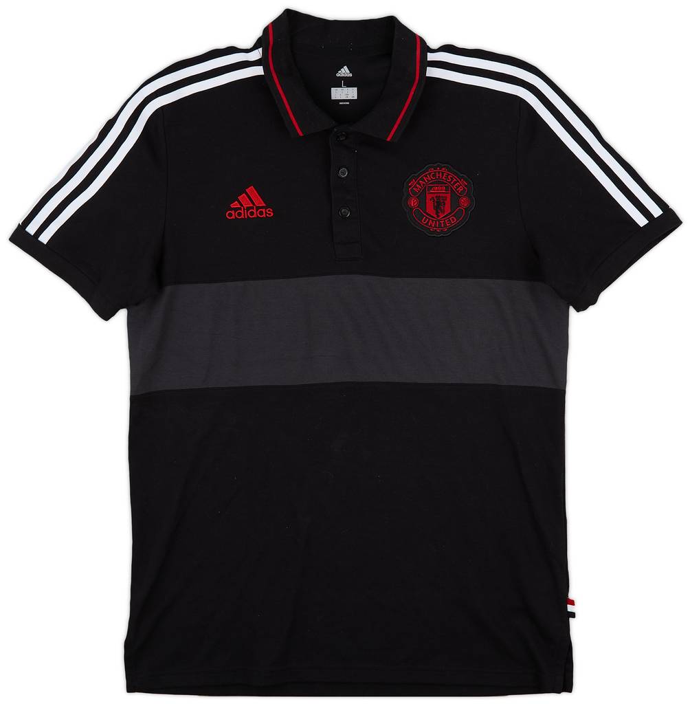 2018-19 Manchester United adidas Polo Shirt - 8/10 - (L)