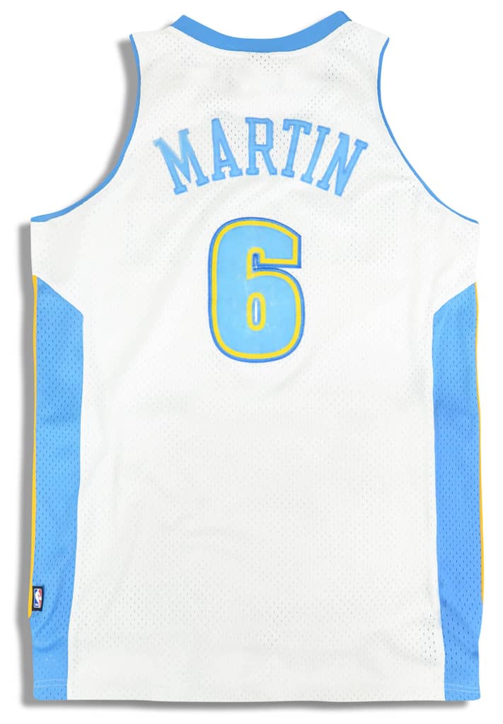 2004-06 Denver Nuggets Martin #6 Reebok Swingman Jersey (Home) M