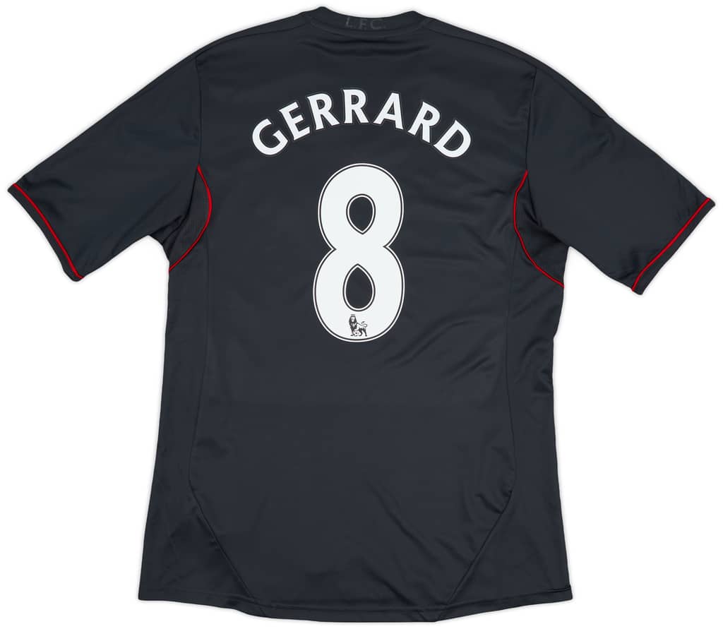 2011-12 Liverpool Away Shirt Gerrard #8 - 5/10 - (M)