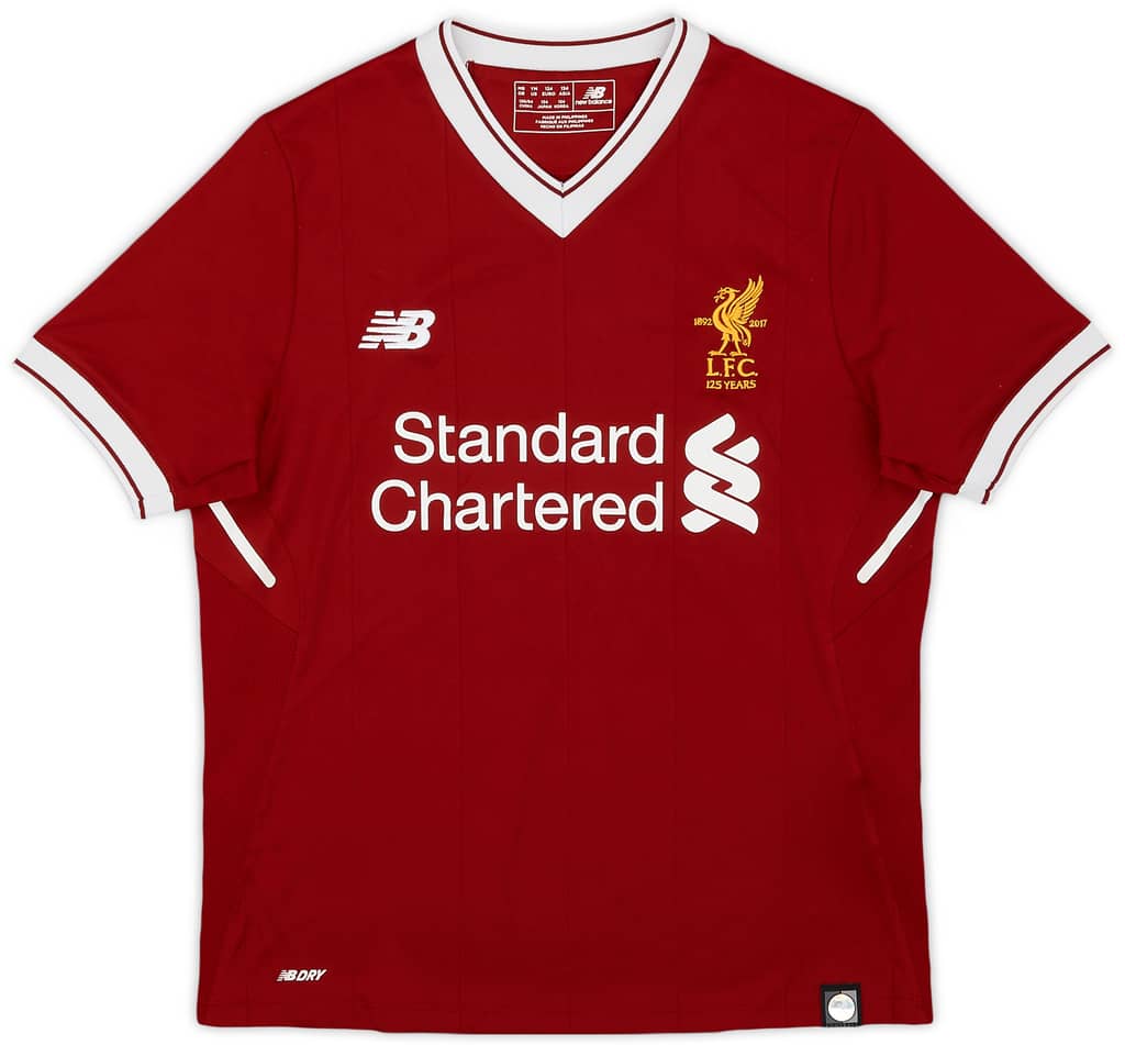 2017-18 Liverpool 125 Years Home Shirt - 9/10 - (M.Boys)