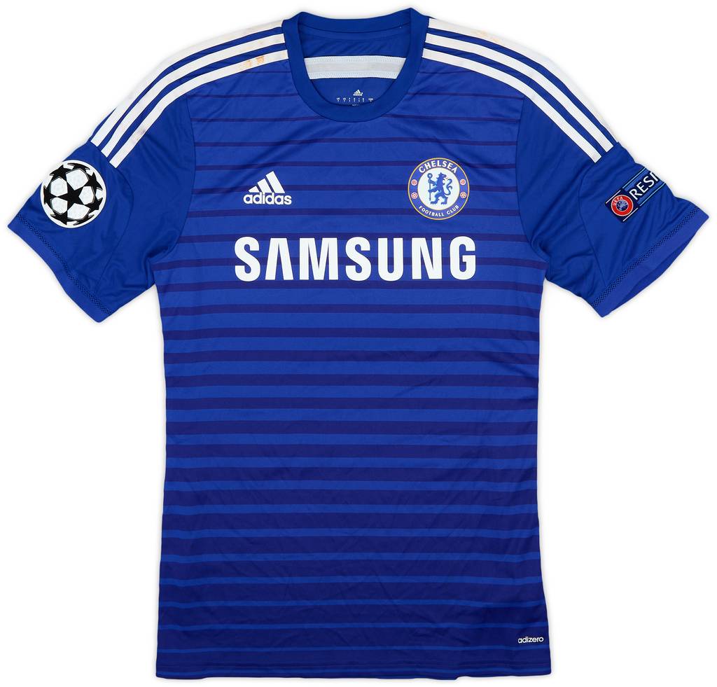 2014-15 Chelsea Match Issue Champions League Home Shirt Fabregas #4