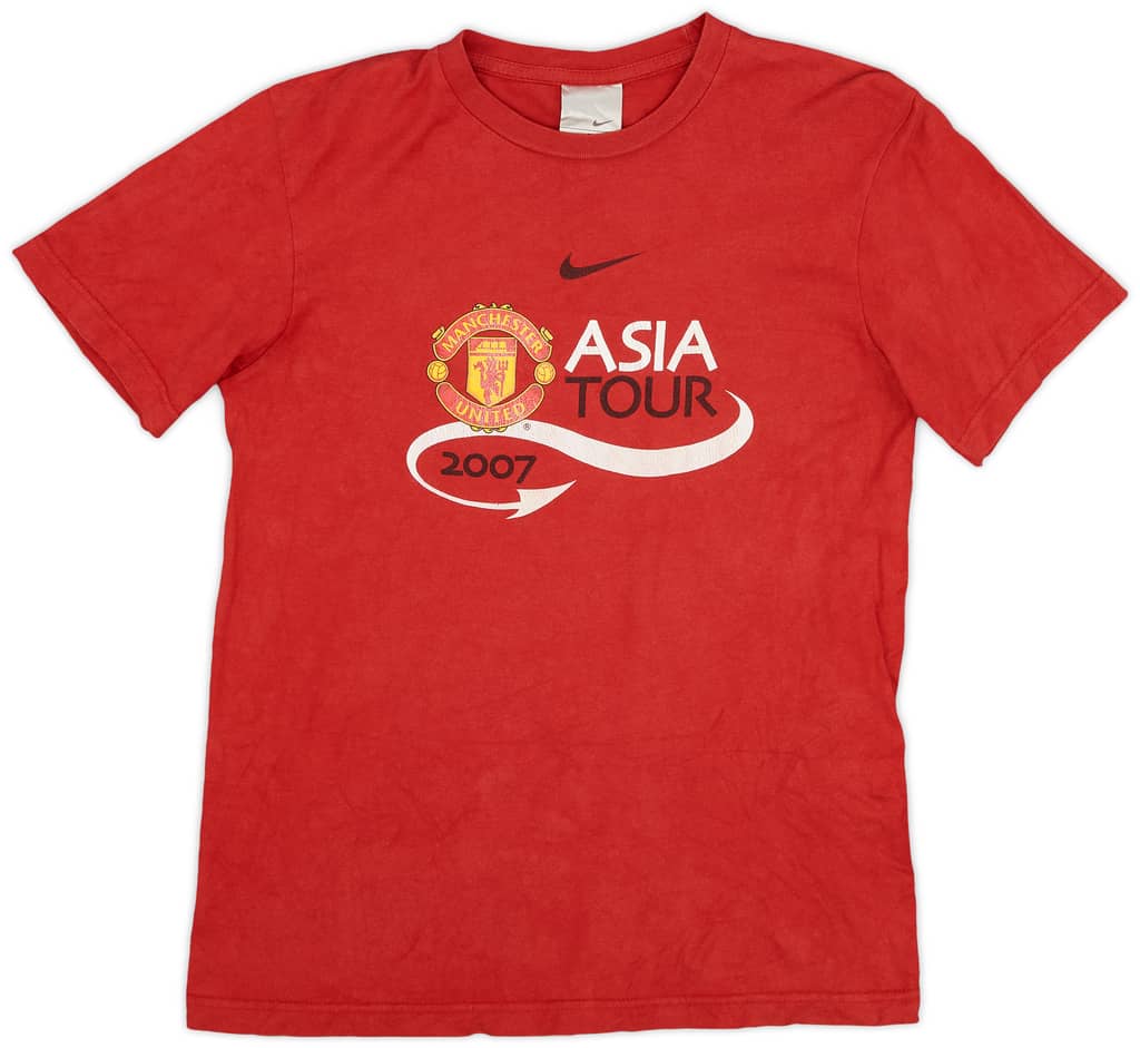 2007-08 Manchester United 'Asia Tour 2007' Graphic Tee - 5/10 - (M)