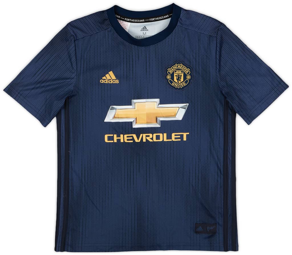 2018-19 Manchester United Third Shirt - 9/10 - (M.Boys)